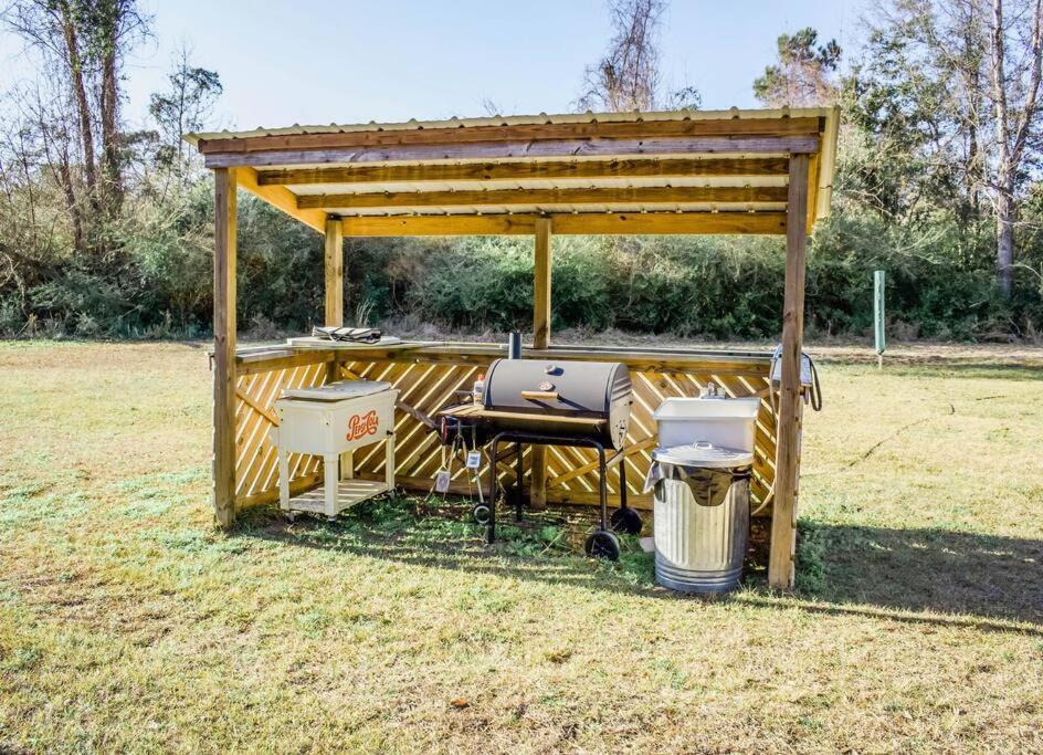 Secluded Tiny House By The Marsh With Hunting Island Beach Pass Frogmore Exteriér fotografie